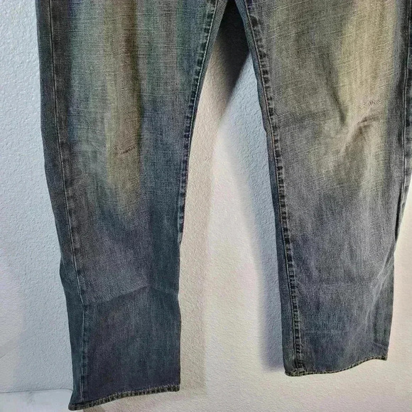 HUGO BOSS Men 34x34 Orange Label Jeans HB1 Button Fly Blue Denim Dark Wash - Picture 3 of 11